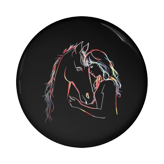 Horse Lover Horseback Riding Equestrian Pin Buttons