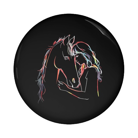Horse Lover Horseback Riding Equestrian Pin Buttons