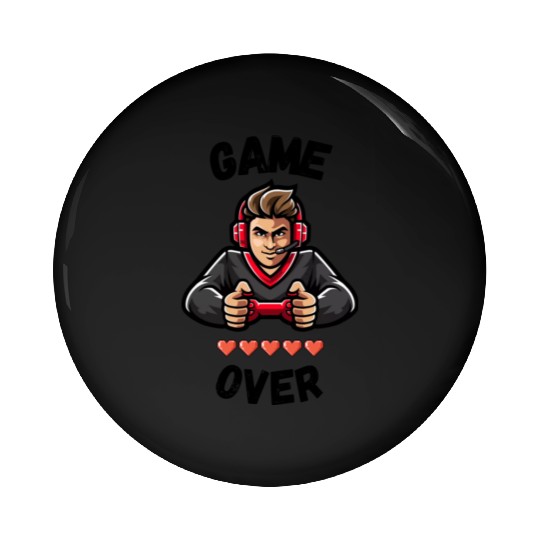 GAME OVER Pin Buttons