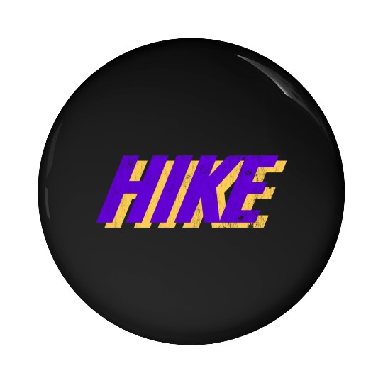 Retro Style HIKE Pin Buttons