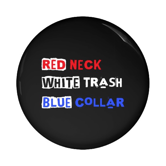 Red White Blue Pin Buttons