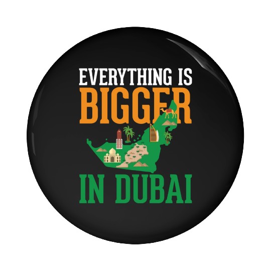 Dubai Map: The City of Dreams Pin Buttons