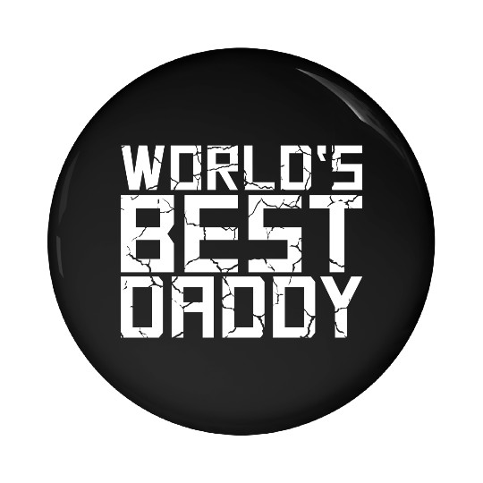 The Best Dad Ever Coolest Daddy in the World Love Pin Buttons