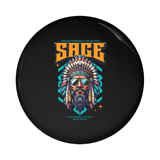 Jungian Sage Definition Pin Buttons