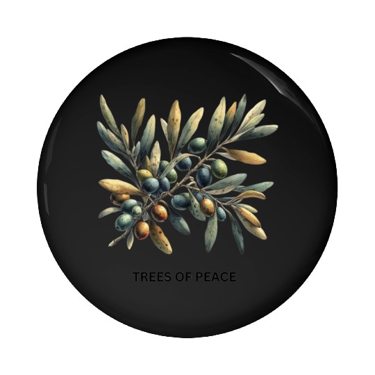 olives tree Pin Buttons