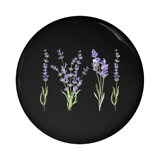 lilac beauty Pin Buttons