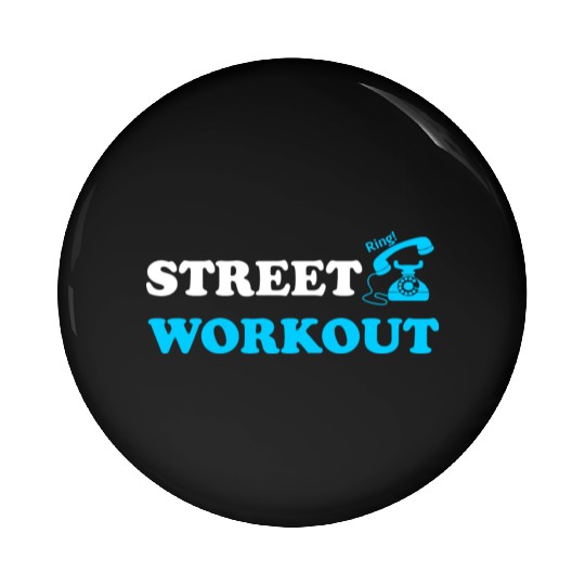 calisthnics street workout moves senior humor Pin Buttons