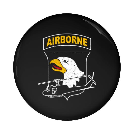 101st Airborne Division Pin Buttons
