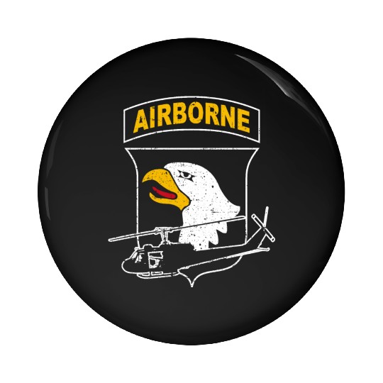 101st Airborne Division Pin Buttons