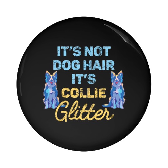 Unique Border Collie Design For Dog Lovers Pin Buttons