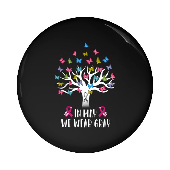 Inmay we wear gray Pin Buttons