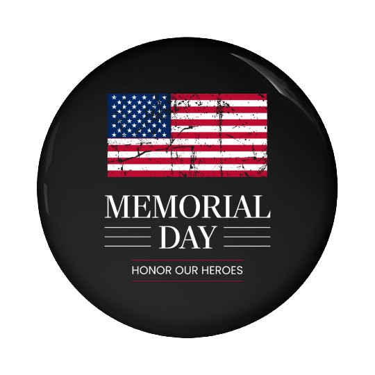 Memorial Day Pin Buttons
