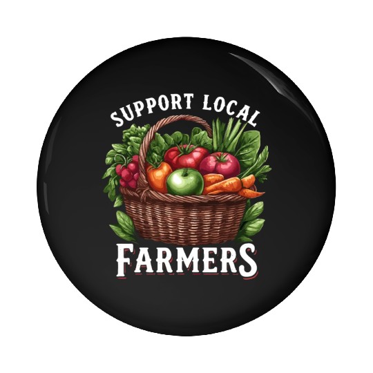 Farmers Market Farmer Agriculture Farming Food Pin Buttons