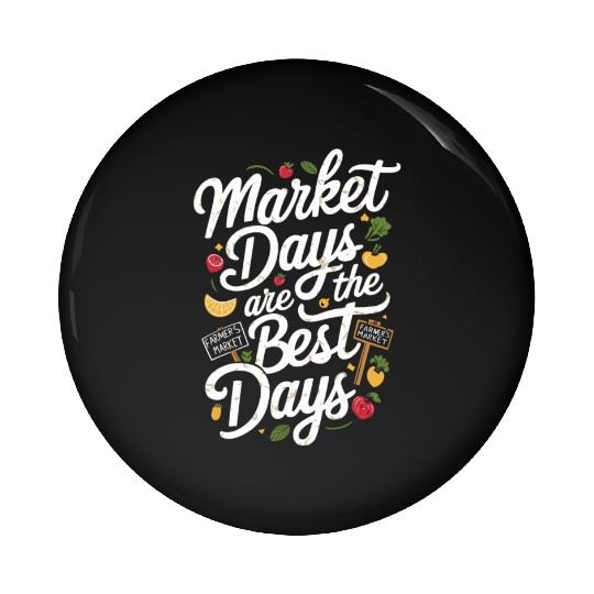 Farmers Market Farmer Agriculture Farming Food Pin Buttons