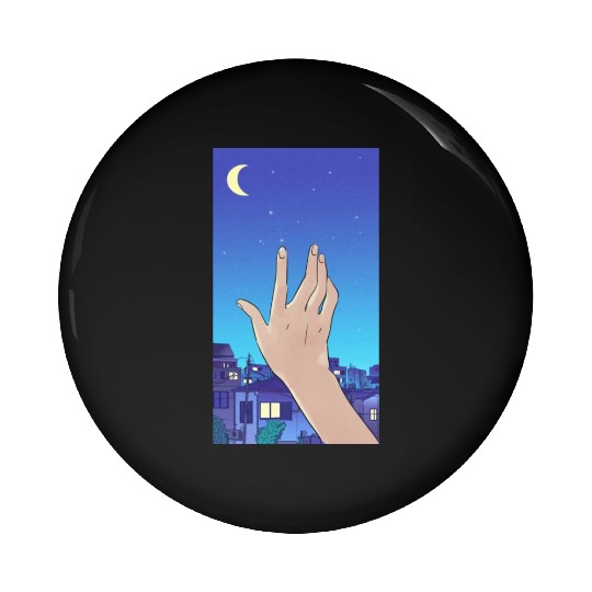 Good Night Moon Pin Buttons