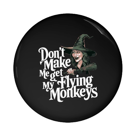 Wicked Witch Flying Monkeys Pin Buttons