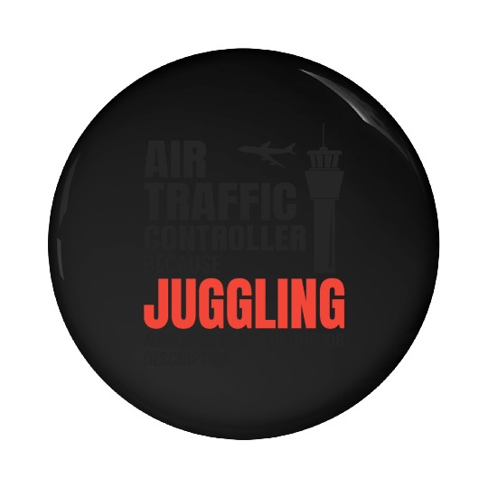 Air Traffic Controller ATC Aviation Humor Airplane Pin Buttons