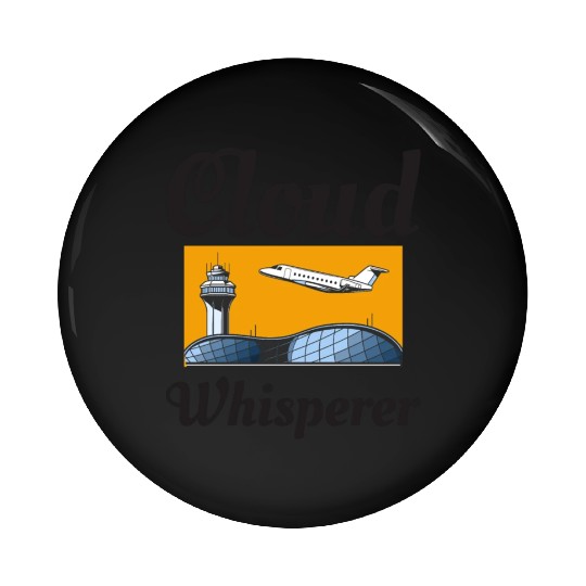 Air Traffic Controller ATC Aviation Humor Airplane Pin Buttons