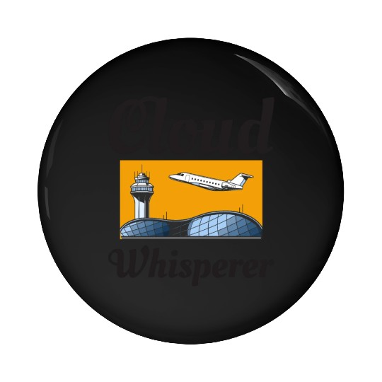 Air Traffic Controller ATC Aviation Humor Airplane Pin Buttons