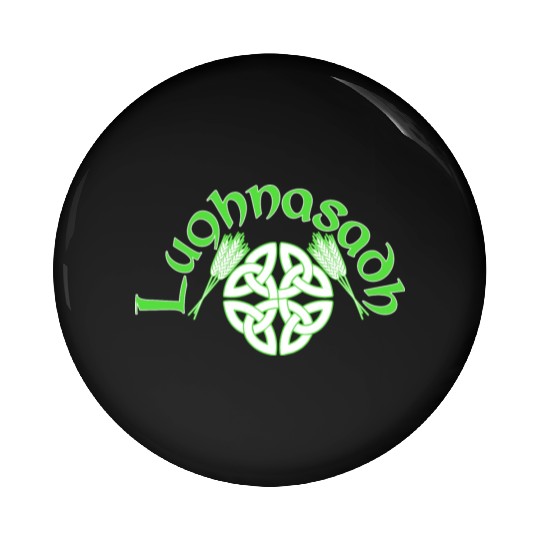 Irish Lughnasadh Festival Celtic Knot Pin Buttons