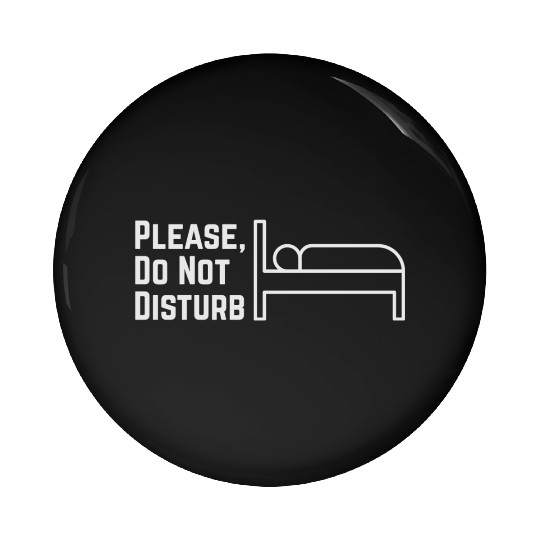 Please, Do not disturb Pin Buttons