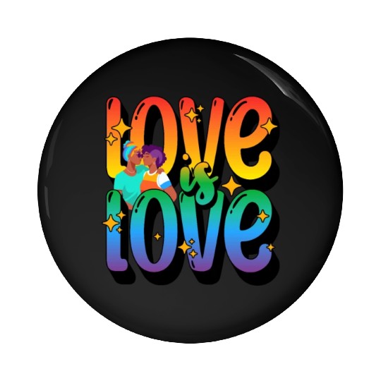 Love is Love, LGBT Pin Buttons, Pride Pin Buttons, Lesbian Gay