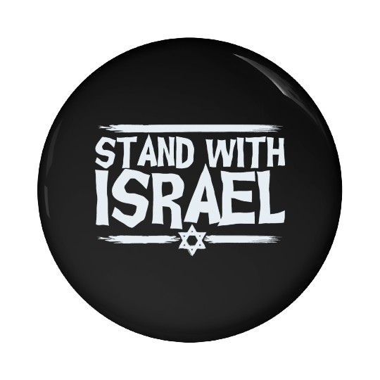 Stand With Israel Pin Buttons