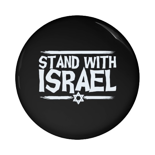 Stand With Israel Pin Buttons