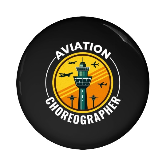 Air Traffic Controller ATC Aviation Humor Airplane Pin Buttons