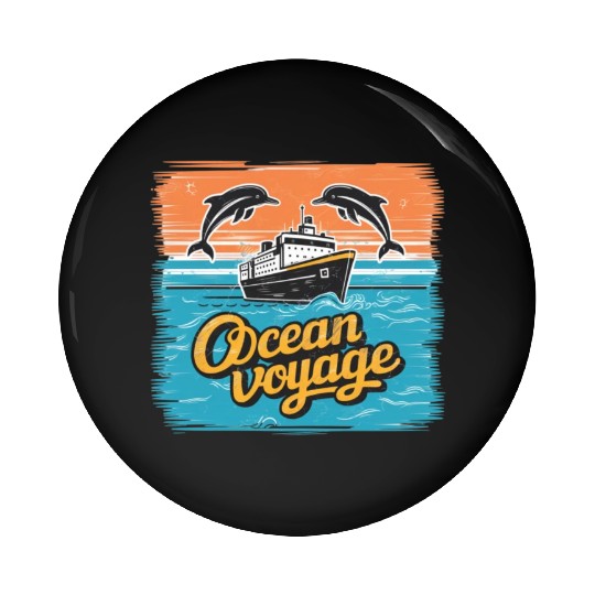 Ocean Voyage Pin Buttons
