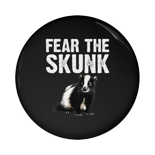 Best Skunk Design Zookeeper Skunk Lover Pin Buttons