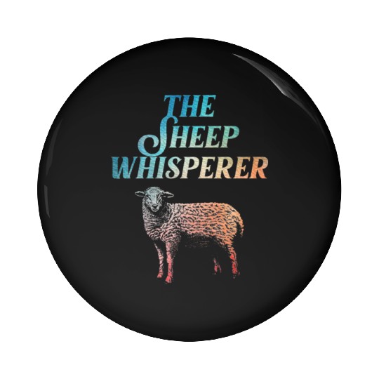 Sheep Art For Lamb Farmer Animal Sheep Lover Pin Buttons