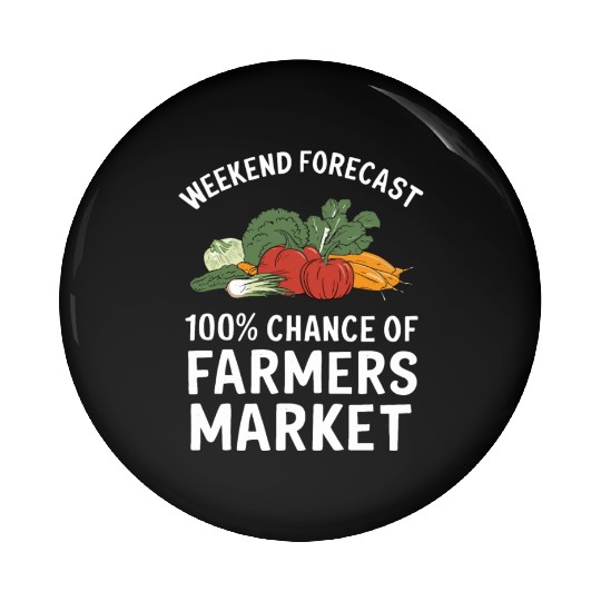 Farmers Market Farmer Agriculture Farming Food Pin Buttons