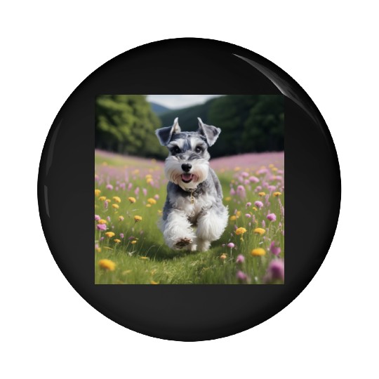 Schnauzer main photo Pin Buttons