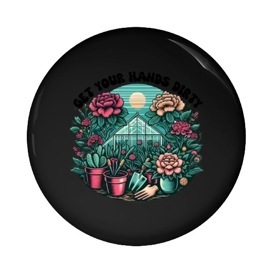 Greenhouse Gardener's Paradise Pin Buttons