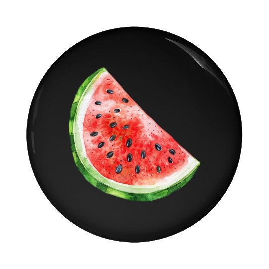 Watermelon Clipart - Fresh Summer Fruit Designs, Pin Buttons