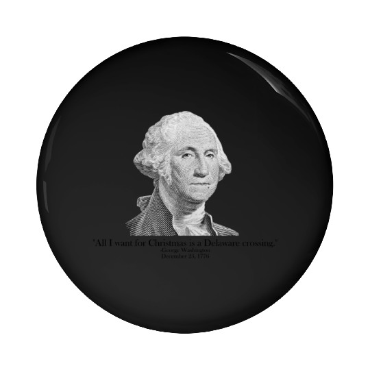 Delaware Crossing AP US History George Washington Pin Buttons