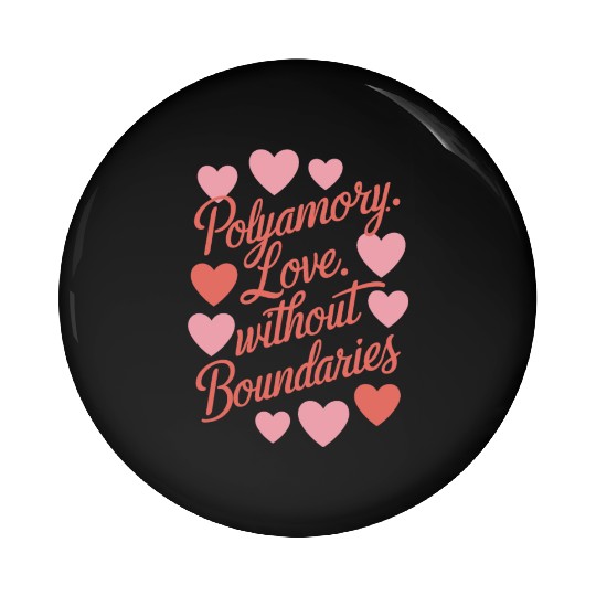 Polyamorous community Polyamorous Parenting Loving Pin Buttons