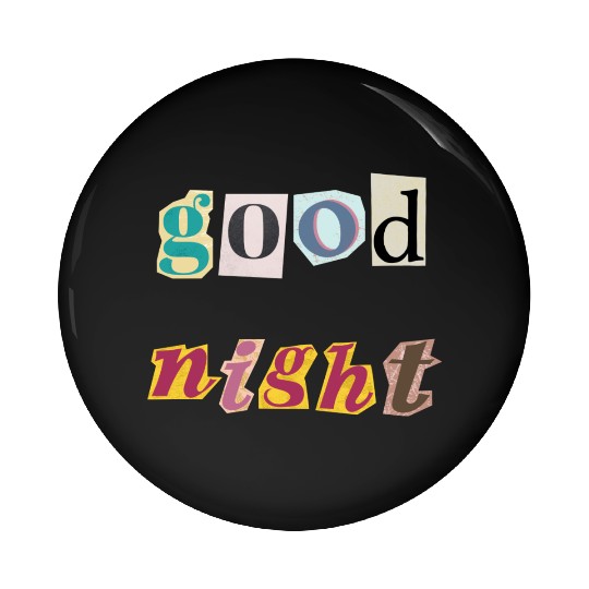 Dreamy Spectrum Typography Pin Buttons