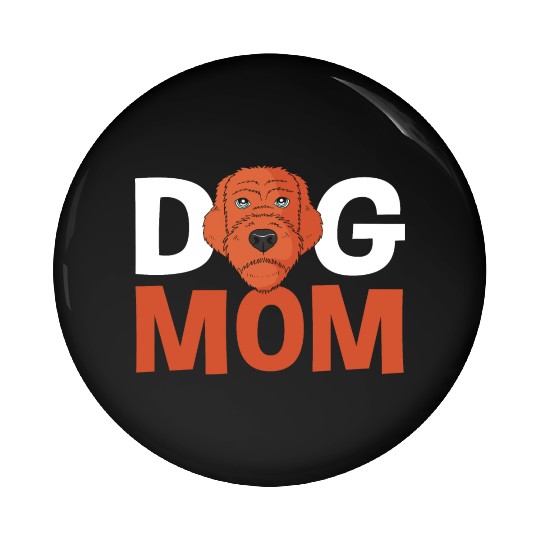Mothers Day Dog Mom Wirehaired Pointing Griffon Pin Buttons