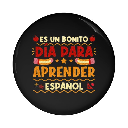 Espanol Maestra Hispanic Teacher Spanish Teacher Pin Buttons