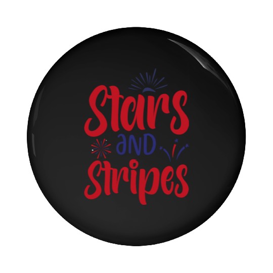 Stars and Stripes Pin Buttons