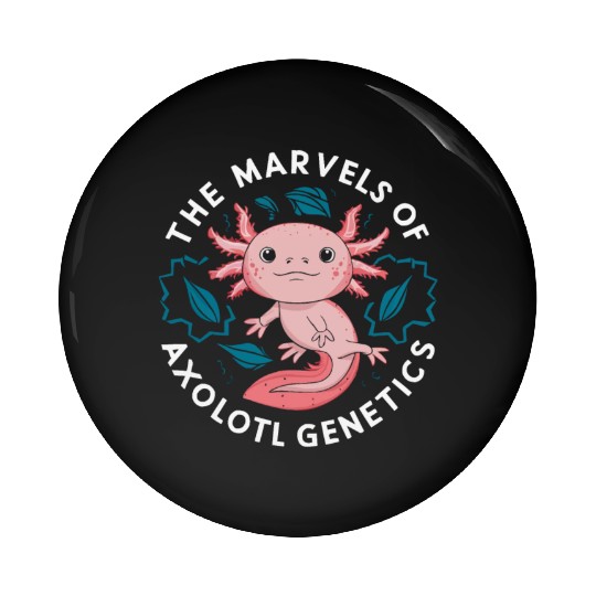 Axolotl Science Teacher Mexican Salamander Pin Buttons