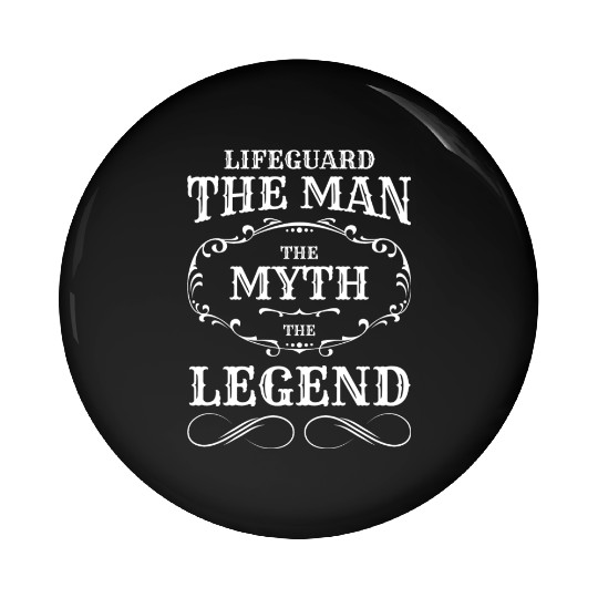 Lifeguard Indoor Swimming Pool Pin Buttons