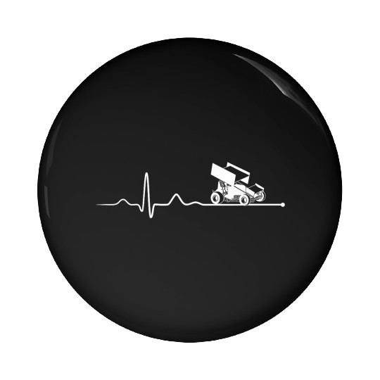 SPRINT CAR RACING Heartbeat Pin Buttons