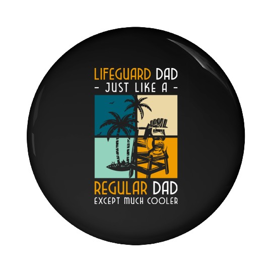 Lifeguard Lifebuoy Sea Water Sports Pin Buttons