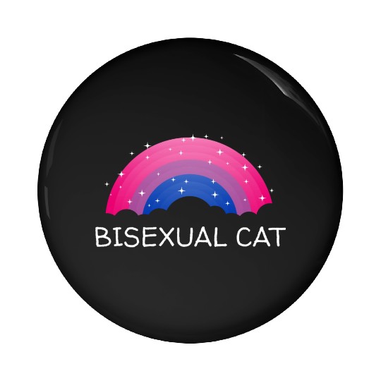 Bisexual Cat Bi LGBTQ Bi Pride LGBT Funny Animal L Pin Buttons