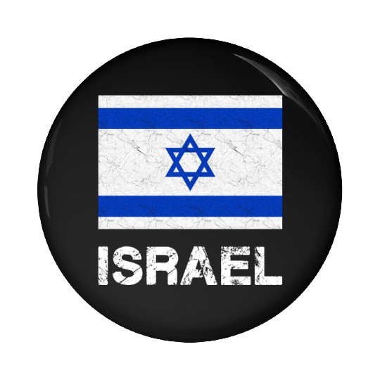 Israel Flag Pin Buttons