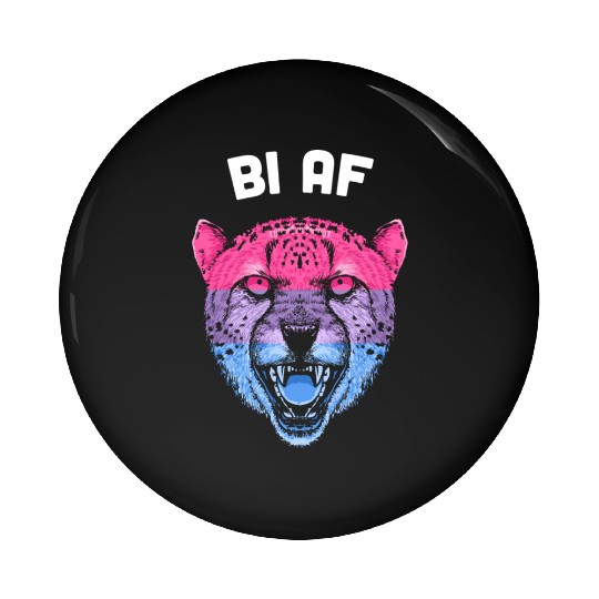 Bi AF Bisexual LGBTQ Bi Pride LGBT Funny Pride Mon Pin Buttons
