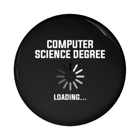 computer science degree Pin Buttons